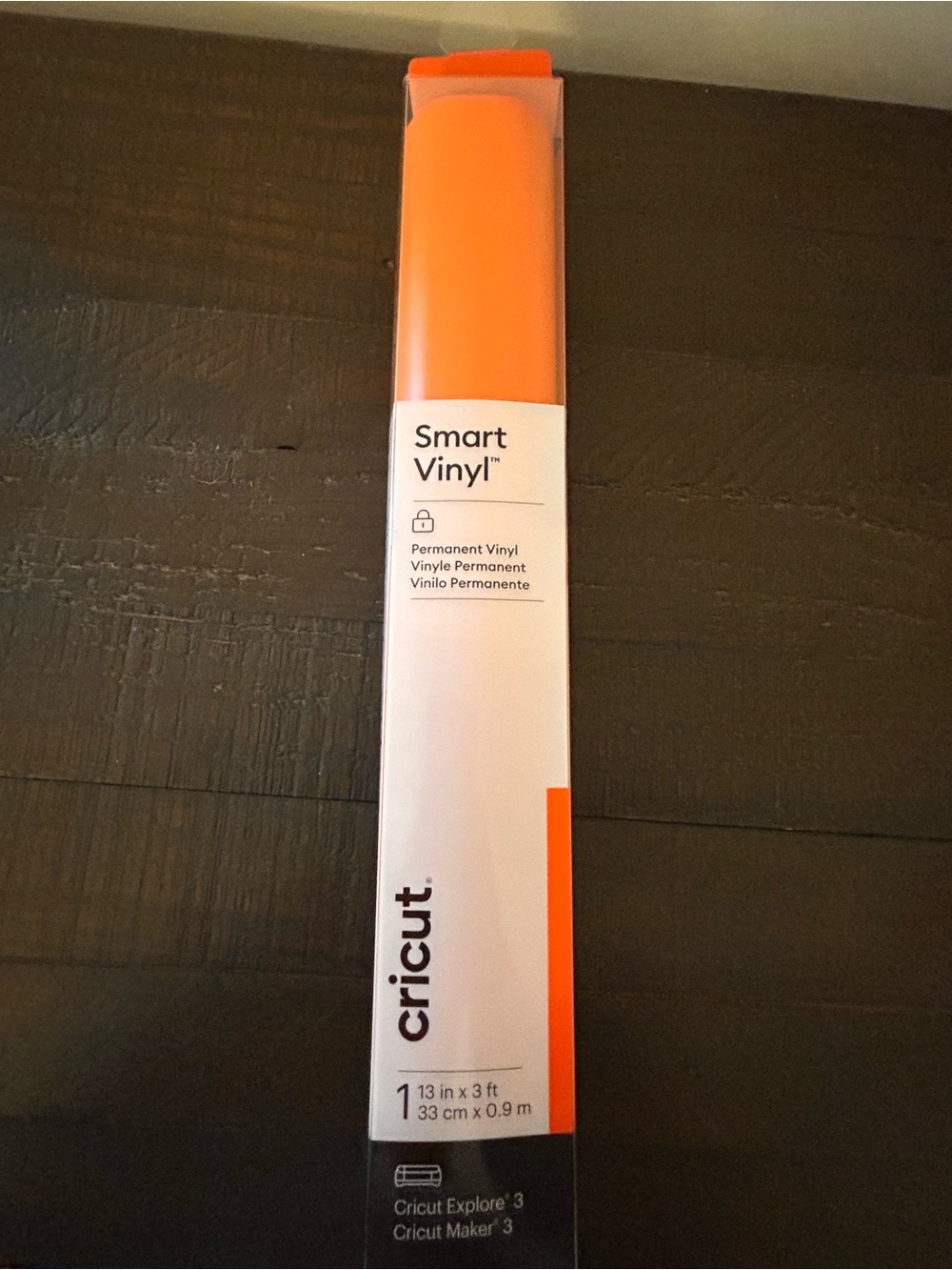 Cricut Permanent Smart Vinyl Roll - Orange Matte